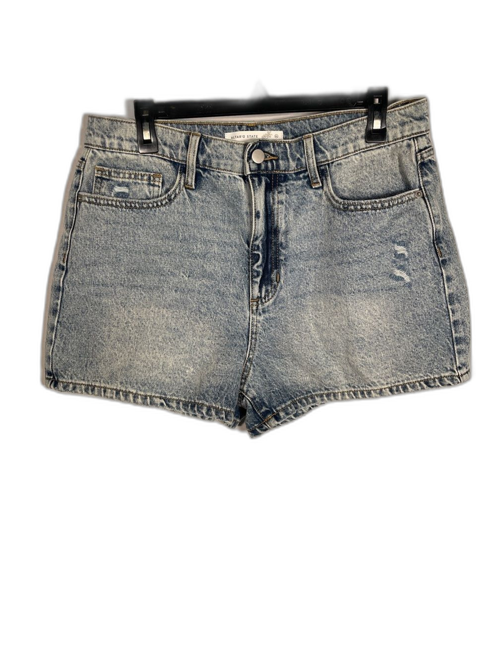 ALTAR’D STATE WOMENS HIGH WAIST DENIM JEAN SHORTS XL